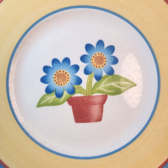 (4) Vintage Villeroy & Boch Twist-Dora Salad Plates Fine Vilbo China Germany - Picture 3 of 9